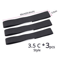 1Pcs/Lot Elastic Headband With Velcro 60Cm Edge Grip Band 2.5 3 3.5Cm Width Velcro Headband For Closure Frontal Wigs Lay Down